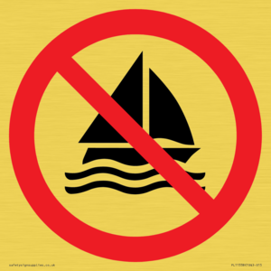 Prohibition: No sailing